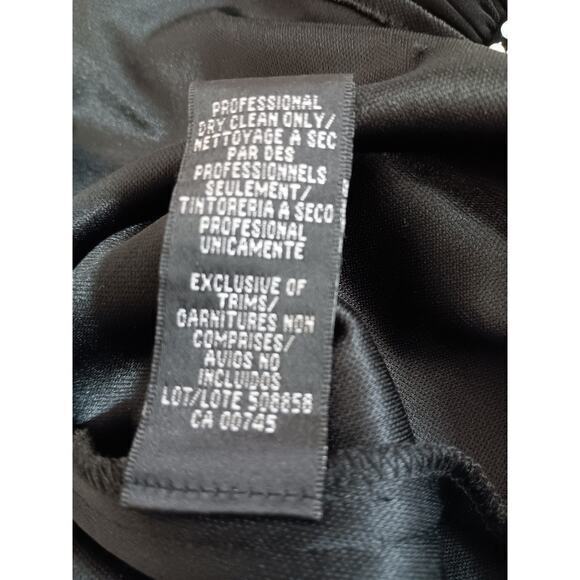 JS BOUTIQUE Cocktail Party Dress Molded Cups Beaded Size 6 Mini Knee Strappy - Picture 15 of 16